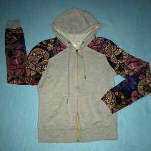 𝅺NICKI MINAJ hooded zip up sweatshirt size S